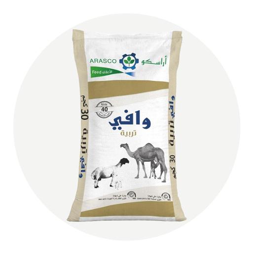 حبيبات علف وافي تربية % 14 حبيبات علف وافي تربية % 14